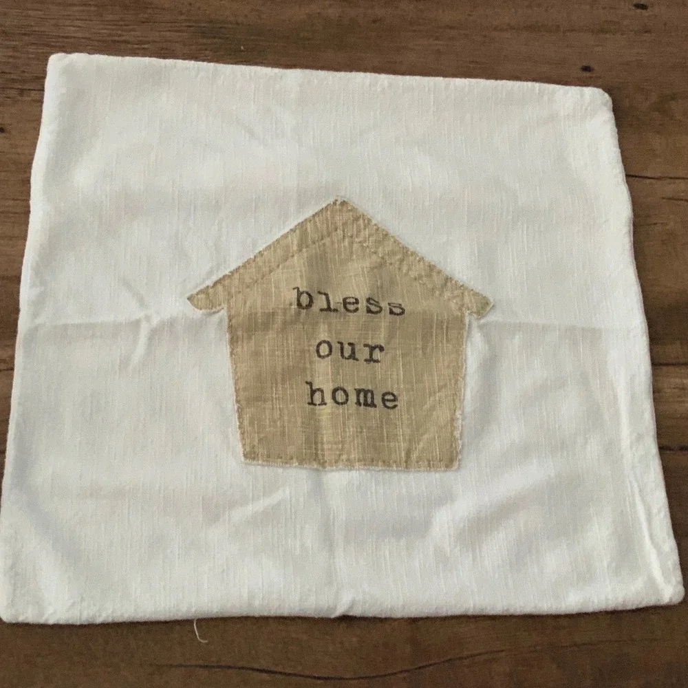 Set of two, Mudpie, Bless Our Home Pillow Covers‎